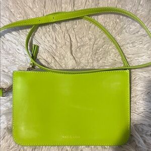 Mac & Lou Lime Green Crossbody Bag